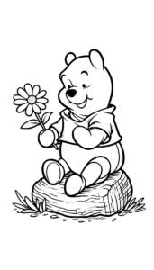 coloriage Winnie l’ourson d