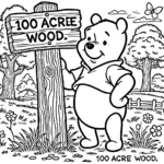 imprimer coloriage Winnie l’ourson