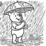 coloriage Winnie l’ourson à imprimer gratuitement