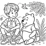 coloriage Winnie l’ourson à imprimer gratuitement pdf