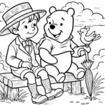 coloriage Winnie l’ourson d