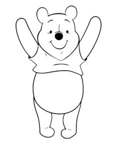 coloriage Winnie l’ourson gratuit à imprimer