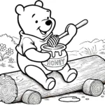 coloriage Winnie l’ourson et dessin a imprimer