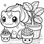 coloriage Bulbizarre gratuit pour enfants