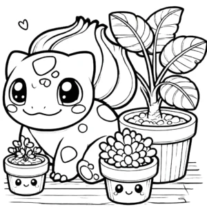 coloriage Bulbizarre gratuit pour enfants