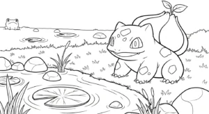 coloriage Bulbizarre updated à imprimer pdf gratuit