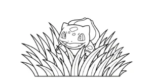 imprimer coloriage Bulbizarre updated pour enfant