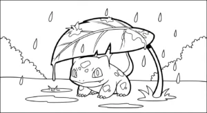 coloriage Bulbizarre updated à imprimer pour enfant de 9 ans