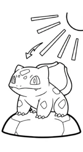 coloriage Bulbizarre updated gratuit à imprimer