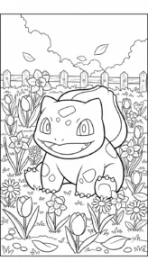 télécharger coloriage Bulbizarre updated gratuit