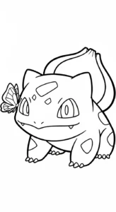 coloriage Bulbizarre updated pour enfant de 10 ans