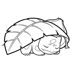coloriage Bulbizarre updated pour enfant de 6 ans
