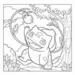 image pour coloriage Bulbizarre updated enfant