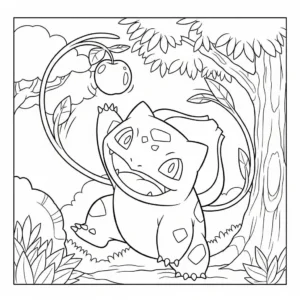image pour coloriage Bulbizarre updated enfant