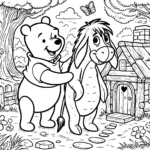 télécharger coloriage Winnie l’ourson gratuit