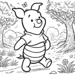 télécharger coloriage Winnie l’ourson gratuit