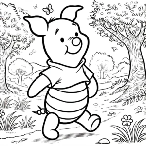 télécharger coloriage Winnie l’ourson gratuit