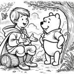 coloriage Winnie l’ourson a telecharger