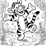 coloriage Winnie l’ourson gratuit a imprimer
