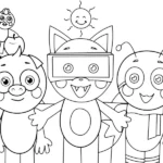 coloriage Abgerny à imprimer pour enfant de 4 ans