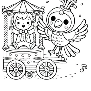 imprimer coloriage Carnaval gratuit