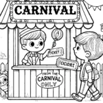 coloriage Carnaval gratuit a imprimer