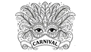 imprimer coloriage Carnaval