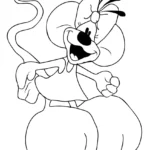 coloriage Diddl pour enfant de 2 ans
