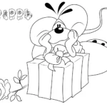 coloriage Diddl à imprimer pour enfant de 12 ans