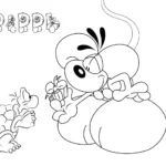 coloriage Diddl en ligne pour enfant