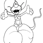 image pour coloriage Diddl enfant