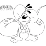 coloriage Diddl de pour enfants