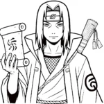 coloriage Itachi à imprimer