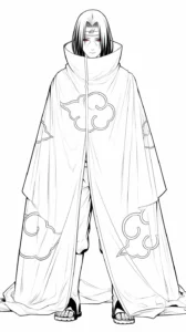 image pour coloriage Itachi enfant