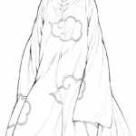 image pour coloriage Itachi enfant