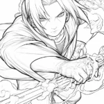 coloriage Itachi à imprimer