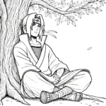 coloriage Itachi a imprimer gratuitement