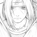 coloriage Itachi a dessiner en ligne
