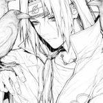 coloriage Itachi à imprimer kawaii