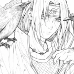 coloriage Itachi pour enfants à télécharger