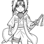 coloriage Itachi a dessiner en ligne