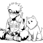 coloriage Kakashi a imprimer gratuit
