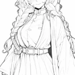 coloriage Mitsuri à imprimer gratuitement