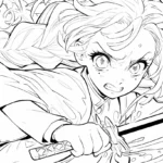 coloriage Mitsuri et dessin a imprimer