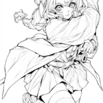 image pour coloriage Mitsuri enfant