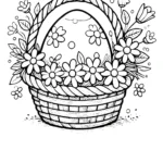 coloriage Oeuf de Pâques à imprimer pour enfant de 9 ans