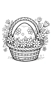 coloriage Oeuf de Pâques à imprimer pour enfant de 9 ans