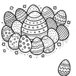 coloriage Oeuf de Pâques en ligne