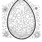 coloriage Oeuf de Pâques en ligne