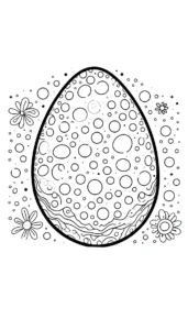 coloriage Oeuf de Pâques en ligne